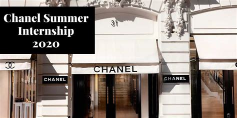 chanel internship|chanel summer internship.